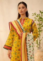 Lawn - Zellbury - Unstitched 25 - 3 Pc - WUS25X30050