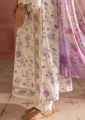 Lawn - Cross Stitch - Unstitched Premium 25 - LILAC BLOOM