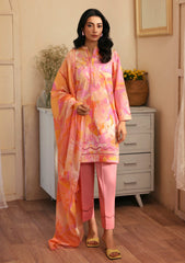 Lawn - Sahar - Selene Premium - 3 Pcs - SSP#05 - PINK ENIGMA