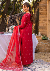 Lawn - Rubaaiyat - Luxe Attire 25 - D#08 - SCARLET