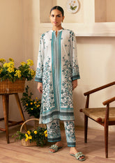 Lawn - Sahar - Selene Premium - 2 Pcs - STP25#04 - FLEUR ROYALE