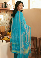 Lawn - Sahar - Selene Premium - 3 Pcs - SSP#15 - OCEANIC PETALS