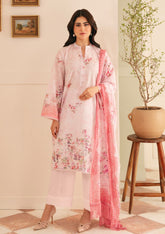 Lawn - Sahar - Selene Premium - 3 Pcs - SSP#07 - SAKURA DREAM