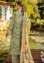 Lawn - Elaf Premium - Print Chikankari 25 - ELK-06A PISTACHIO DREAMS