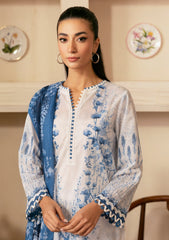 Lawn - Sahar - Selene Premium - 3 Pcs - SSP#02 - SAPPHIRE PETAL