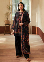 Lawn - Sahar - Selene Premium - 3 Pcs - SSP#06 - ROYAL NOIR