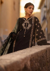 Lawn - Ansab Jahangir - Zoha - Luxury 25 - AJ-LL-25-06 - Black Lady