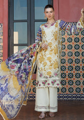 Lawn - Elaf Premium - Signature - Embroidered - ETS#5A - ESTELLE