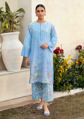 Lawn - Sahar - Selene Premium - 2 Pcs - STP25#09 - BLUEBELL DREAM