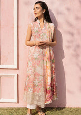 Lawn - Cross Stitch - Unstitched Premium 25 - ALMOND PINK