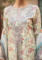 Lawn - Rubaaiyat - Print Melody 25 - RPM#12 - Butter Milk