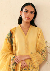 Lawn - Sahar - Selene Premium - 3 Pcs - SSP#08 - GOLDEN TRELLIS