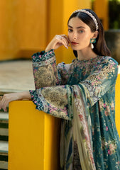 Lawn - Elaf Premium - Signature - Embroidered - ETS#7A - STAY CURIOUS