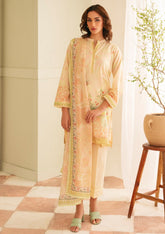 Lawn - Sahar - Selene Premium - 3 Pcs - SSP#01 - MUGHAL BLISS