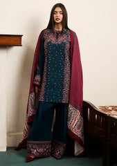 Winter Collection - Jugnu by Hussain Rehar - Autumn Winter - Ashen