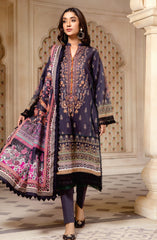 Mausummery Digital Printed Linen Unstitched 3 Piece Suit