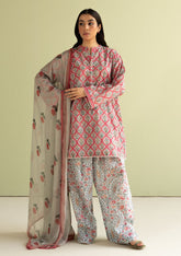 Lawn - Coco By Zara Shahjahan - Prints 25 - D10B - AMAYA