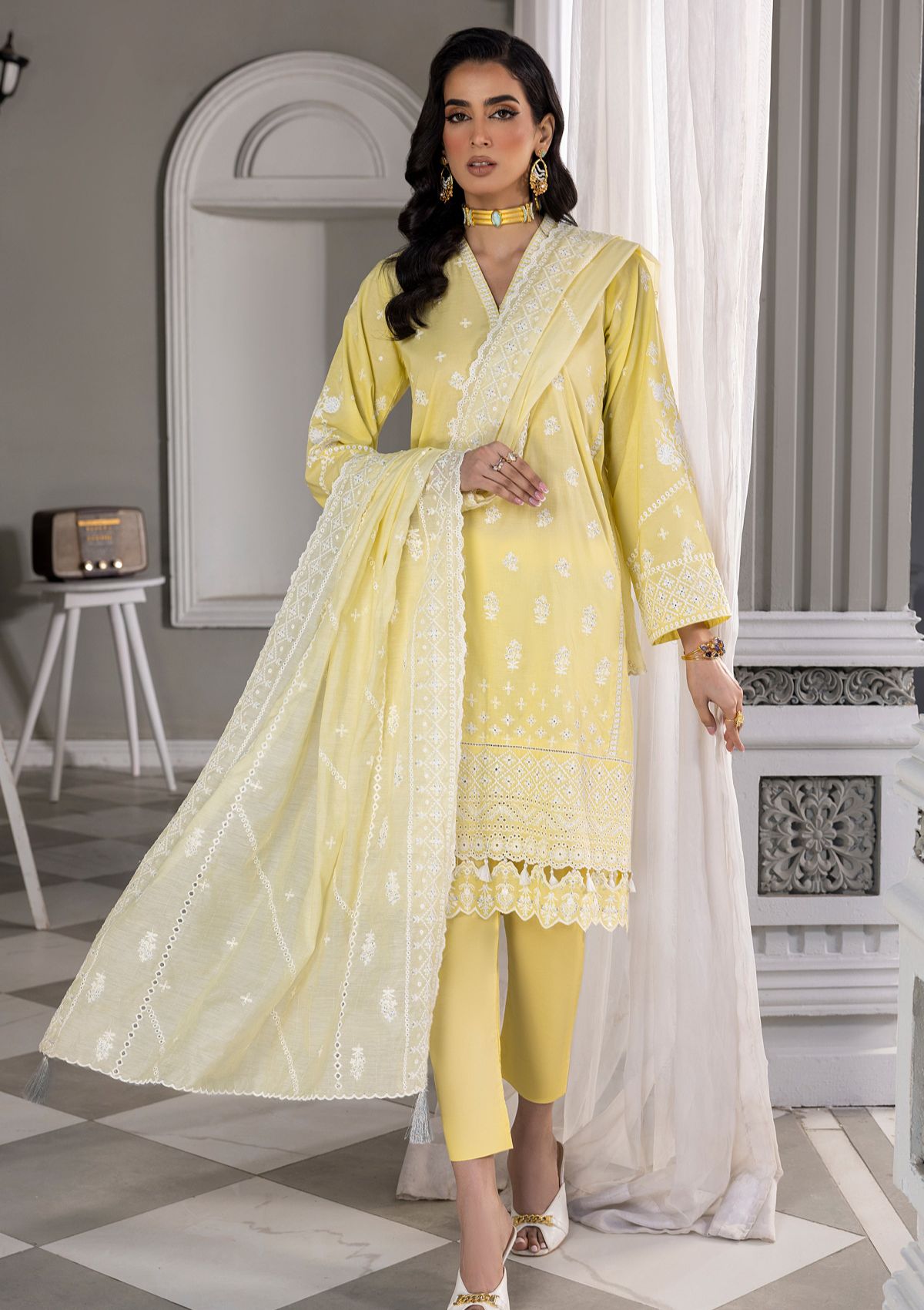 Lawn Collection  - Lakhany - Embroidered - Eid Edition - LG-IZ-0085