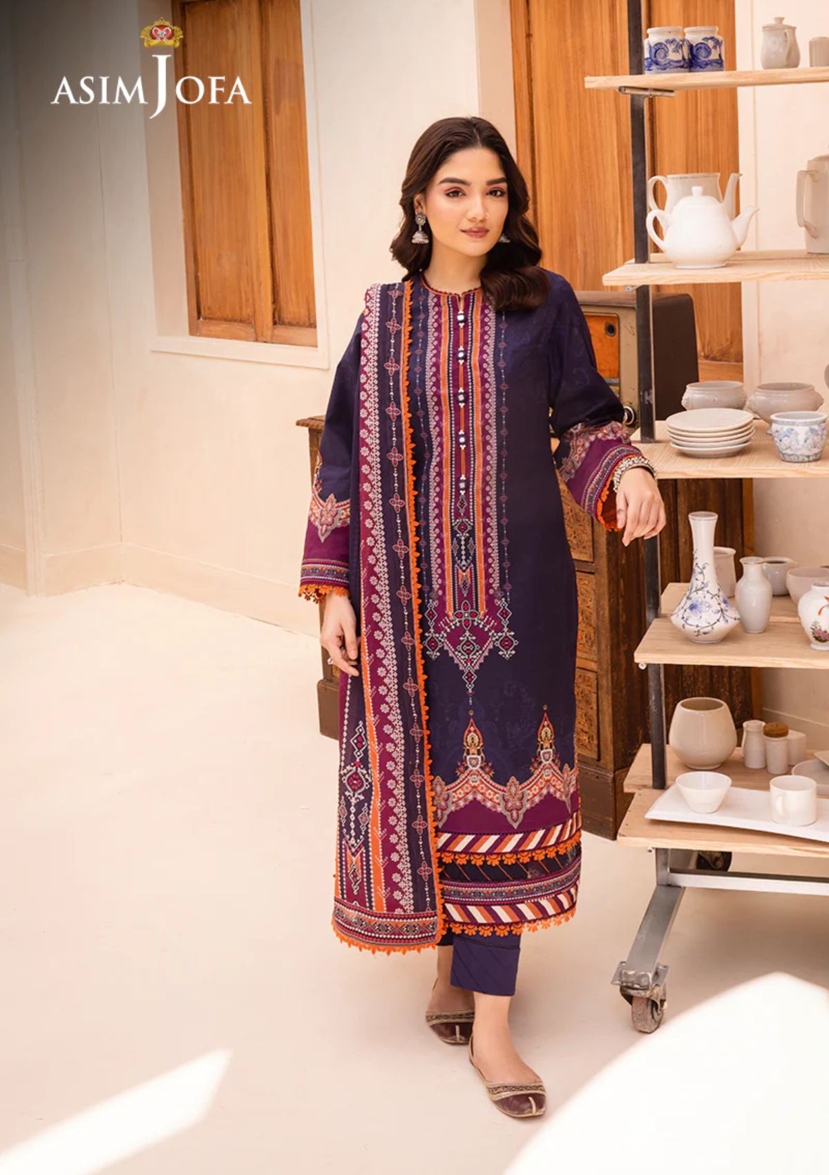 Lawn Collection - Asim Jofa - Prints - AJP24#09