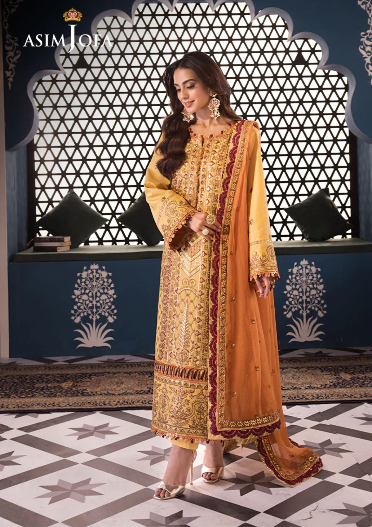 Lawn Collection - Asim Jofa - Fasana - e - Ishq - AFI24#19