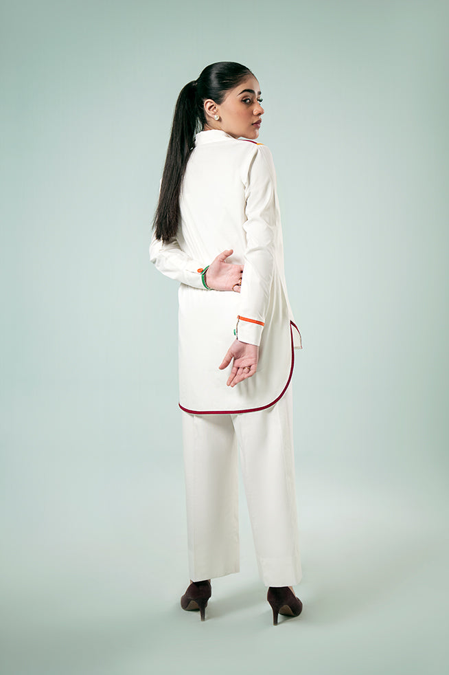 Pret Collection - Fozia Khalid - Basics Vol 3 - Striped Button-Down Top