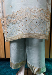 Formal Collection - Madiha Jahangir - 4 Piece Semi Stitched - Pastel Sky Serenity