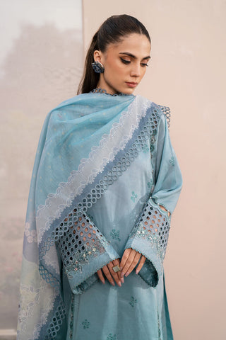 EMBROIDERED JACQUARD LAWN UF-611