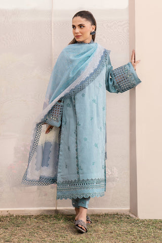 EMBROIDERED JACQUARD LAWN UF-611