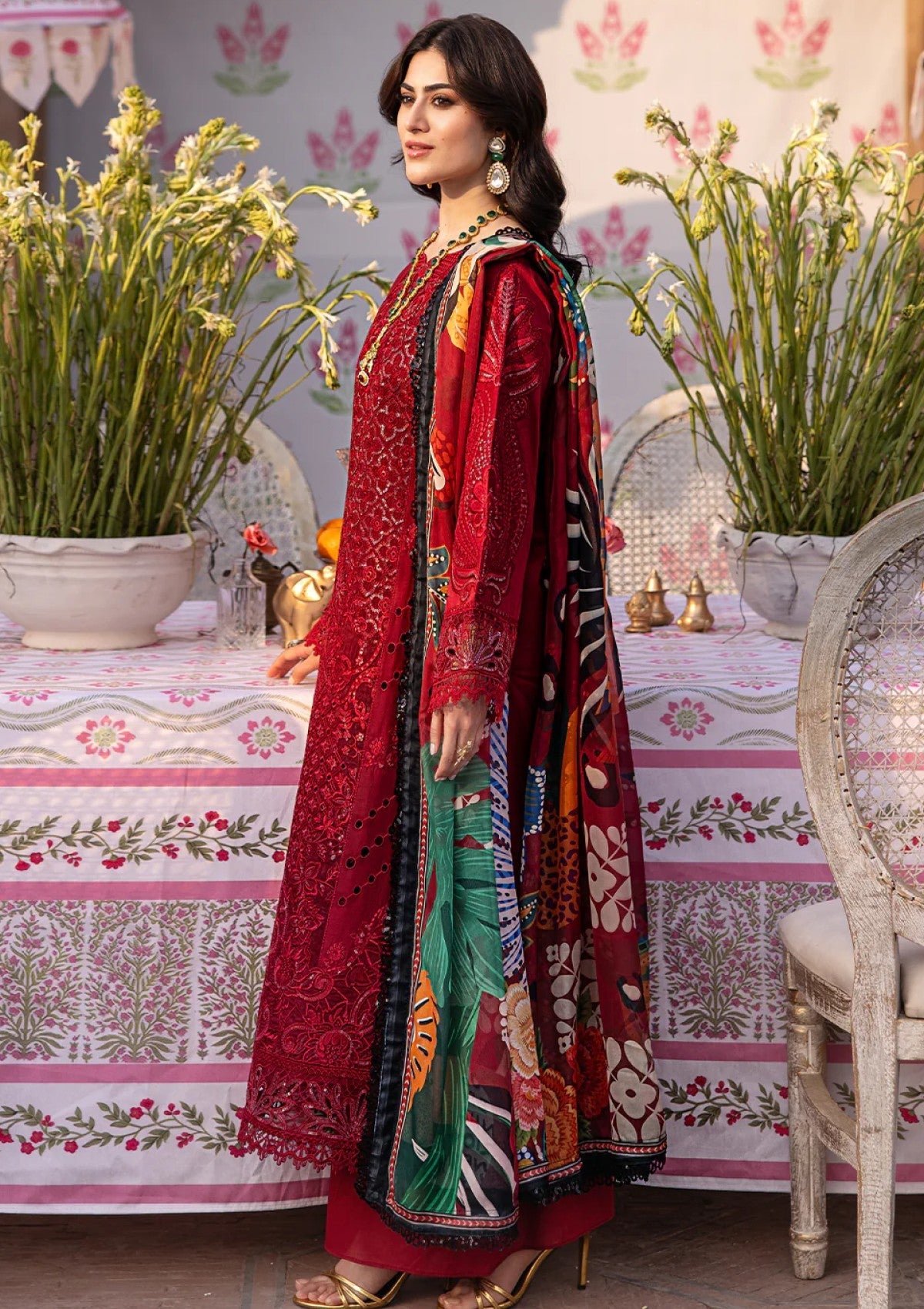 Lawn - Mahnur - Husn e Jahan - MHJ#03 - Elena