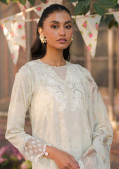 Lawn Collection - Cross Stitch - Eid Lawn - CEL24#25 - WHISPERING WHITE