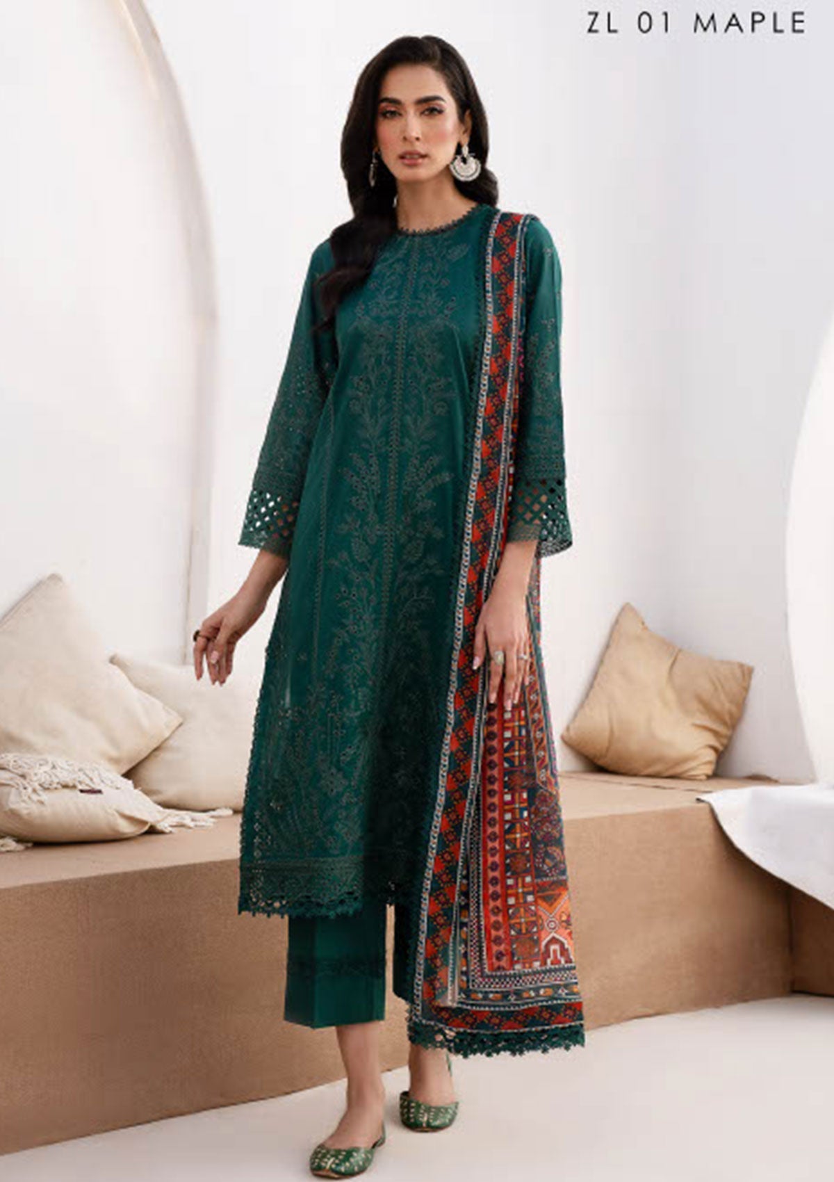 Lawn Collection - Zarif - Eid Lawn - ZEL24#01 - MAPLE