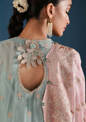 Formal Collection - Zarqash - Lakhnawi - Festive Chiffon - ZQ24#2B - MEHAR