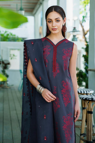 EMBROIDERED JACQUARD LAWN UF-567