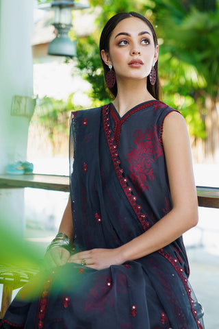 EMBROIDERED JACQUARD LAWN UF-567