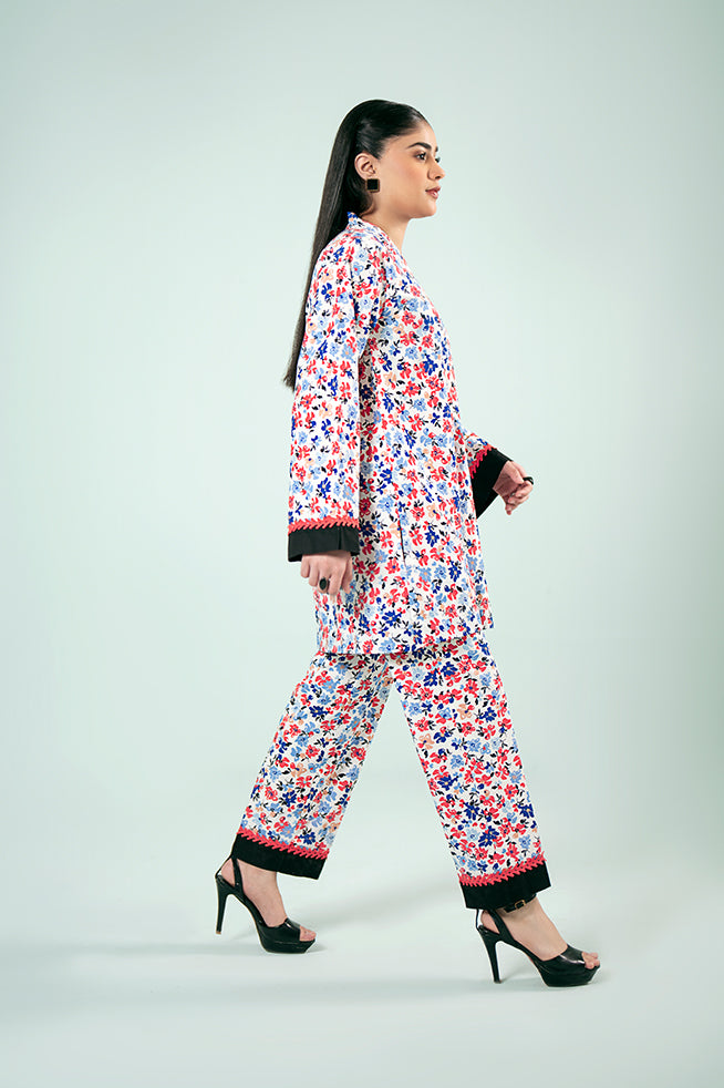 Pret Collection - Fozia Khalid - Basics Vol 3 - Floral Printed Co-ord Set