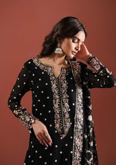 Formal Collection - Zarqash - Lakhnawi - Festive Chiffon - ZQ24#3A - SAHAR