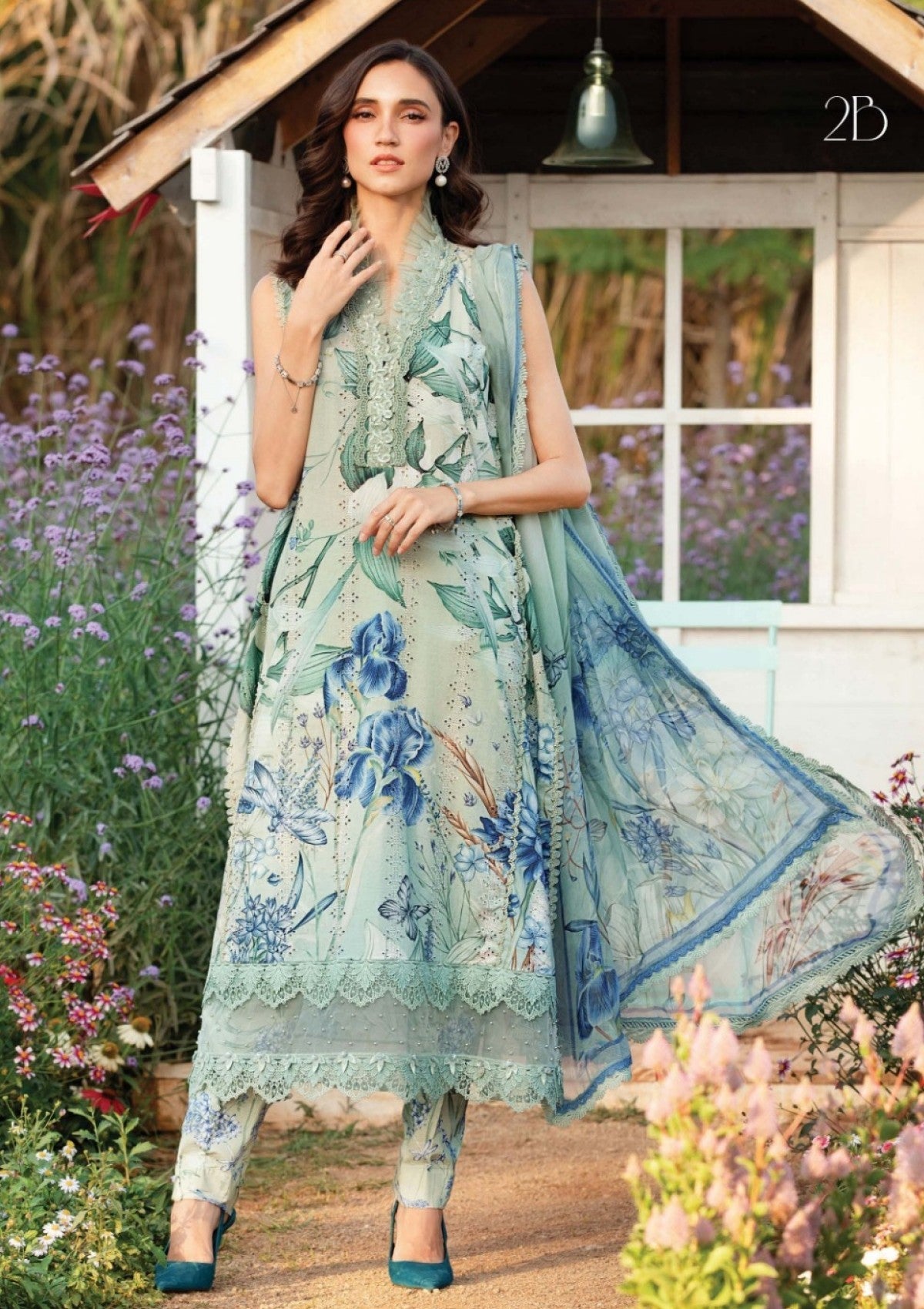 Lawn - Maria B - M Prints - Spring Summer 25 - MSL#2B