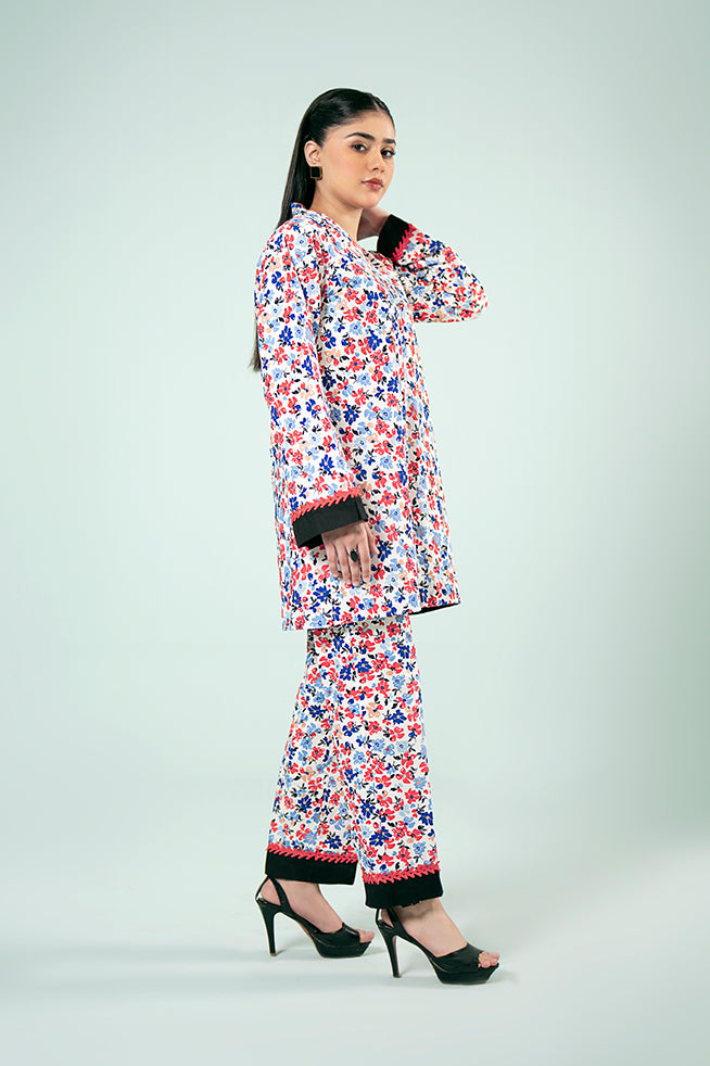 Pret Collection - Fozia Khalid - Basics Vol 3 - Floral Printed Co-ord Set