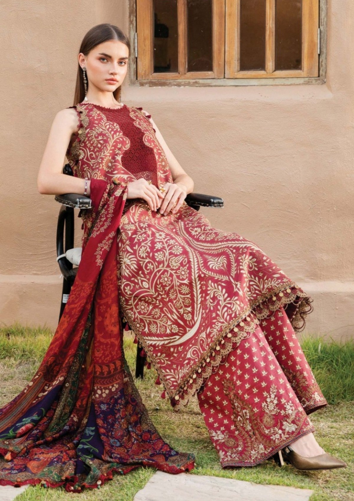 Lawn - Maria B - M Prints - Spring Summer 25 - MSL#12A