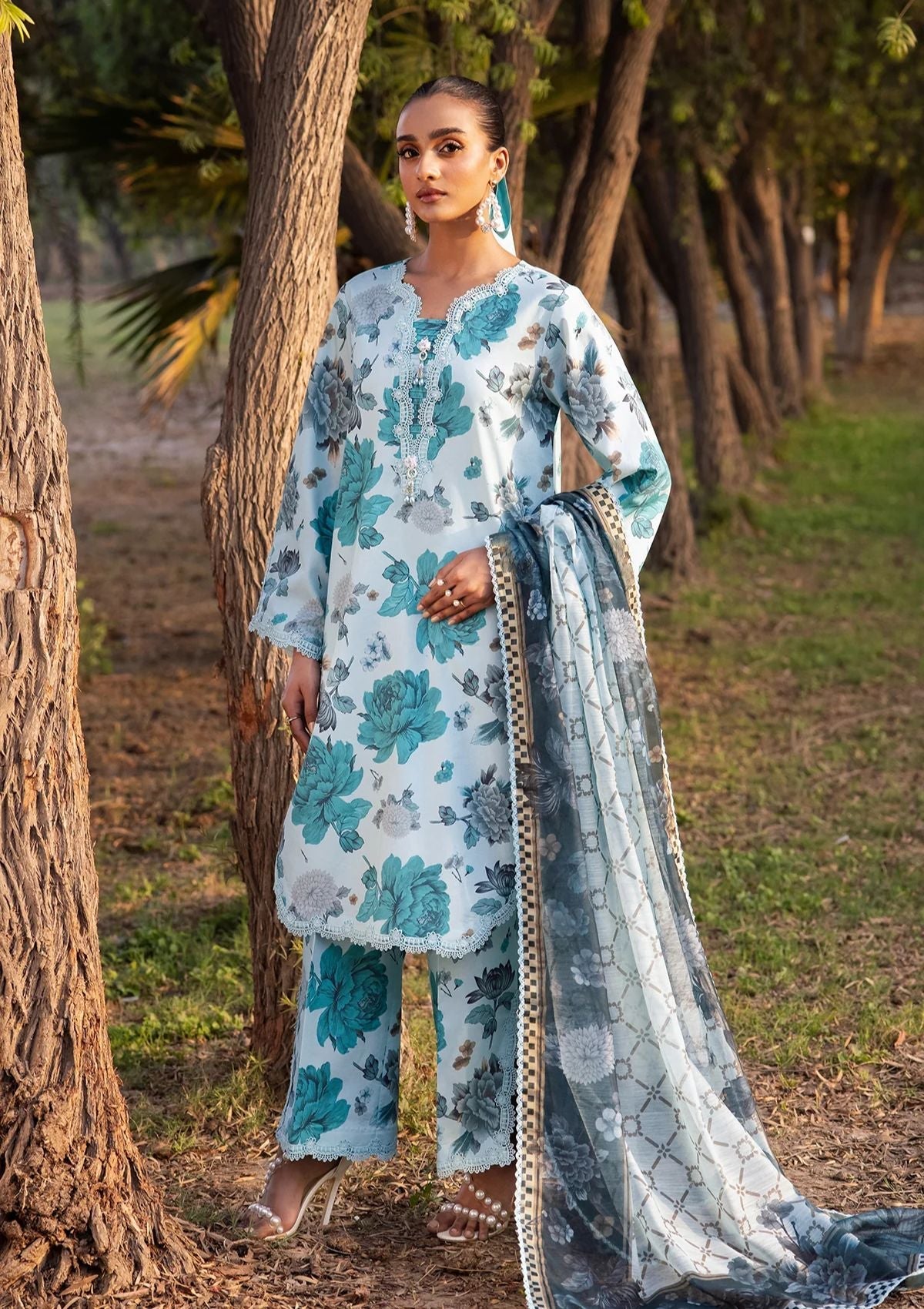 Lawn Collection - Alizeh - Sheen - Volume 2 - ALS24#19 - BLUET