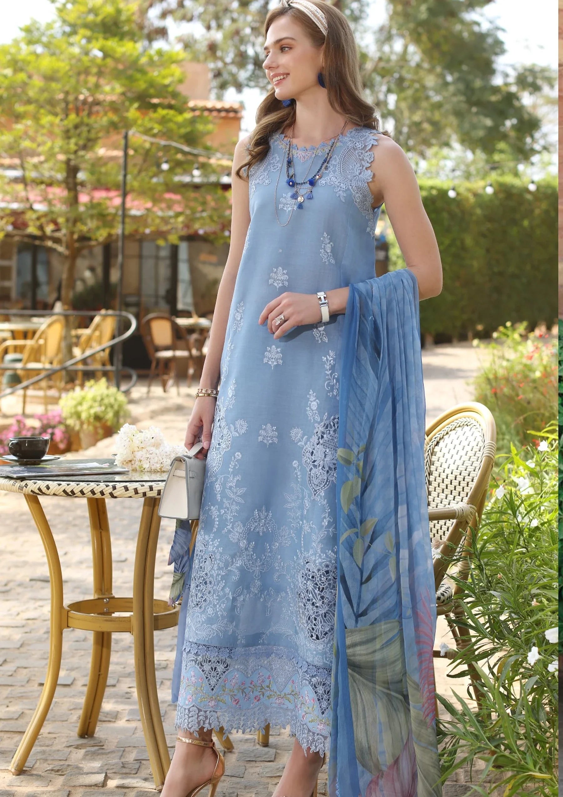 Lawn - Noor by Saadia Asad - Luxe Chikankari - NL25#04 B