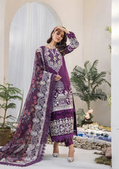 Lawn Collection - Tessa - Festive - D#6 - Violet Persona