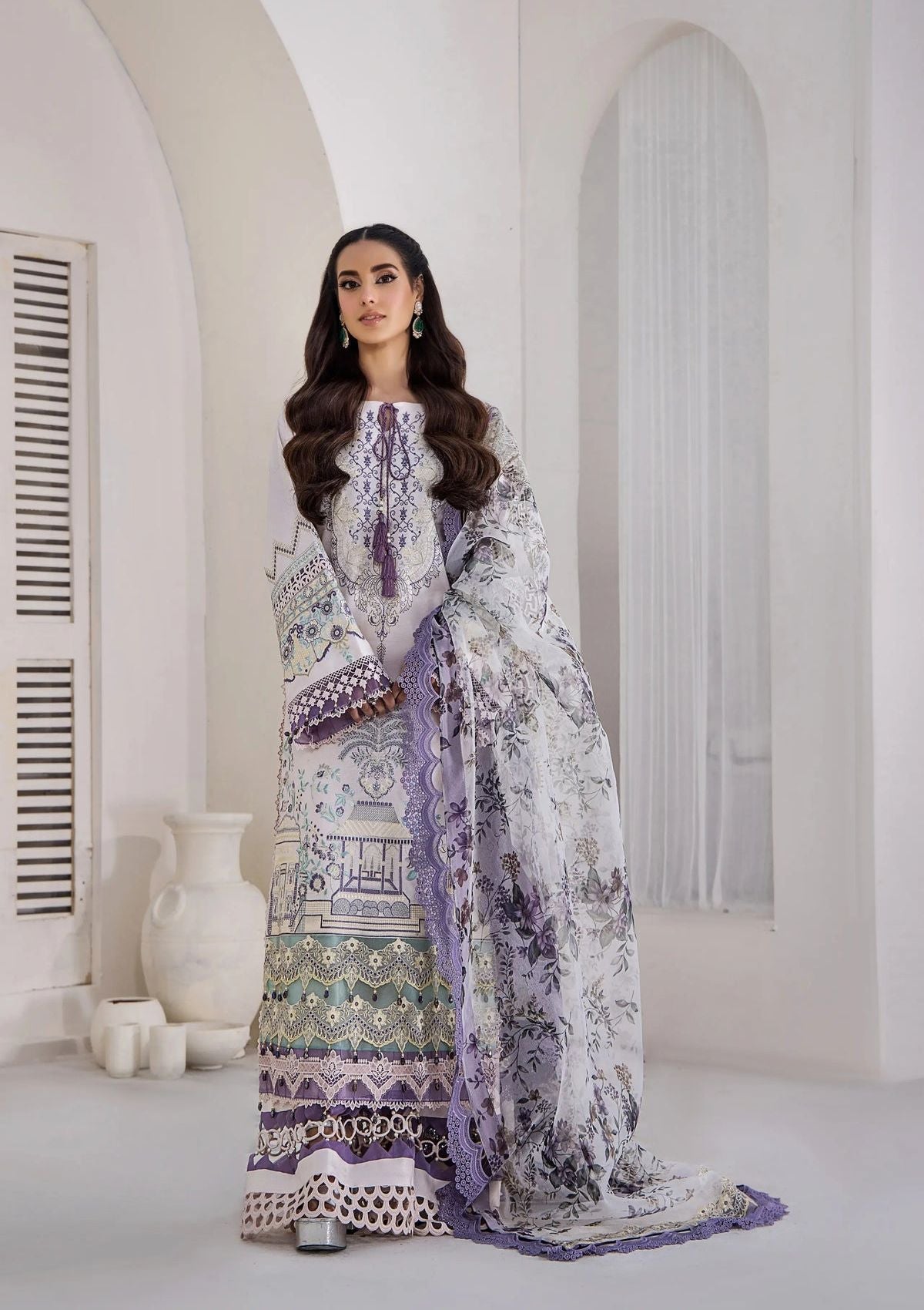 Lawn Collection - Tessa - Festive - D#7 - Ethereal Radiance