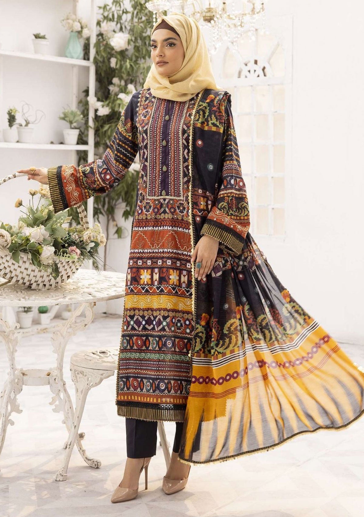 Lawn Collection - Dua - Gul-e-Zarki - Motiya - MLF24#09