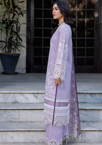 Lawn Collection - Farasha - Bahaar -FBL24#02 - LILAC FLORINE