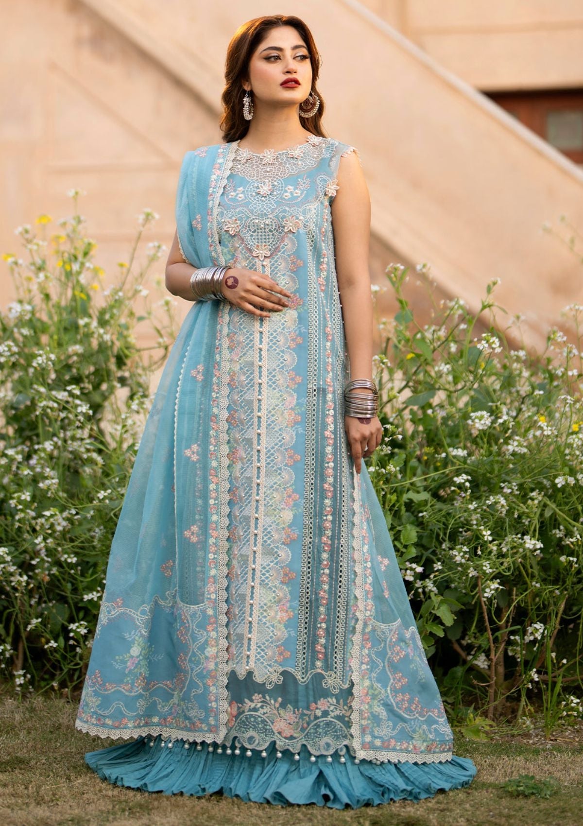 Lawn Collection - Bin Ilyas - Dilbaro - Festive Edit - D#406-B