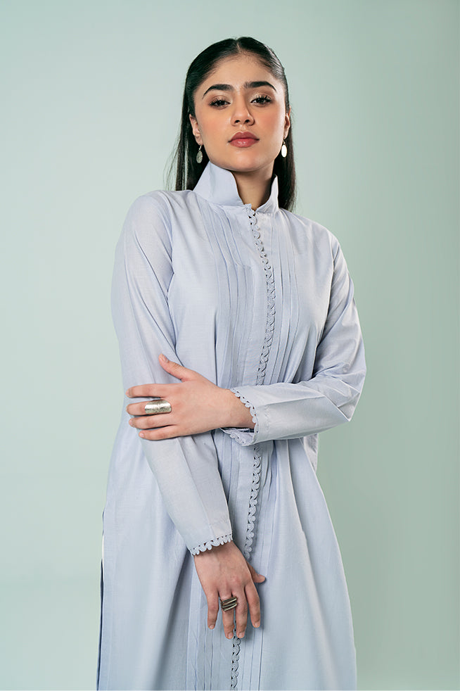 Pret Collection - Fozia Khalid - Basics Vol 3 - Lilac Pleated Co-ord Set