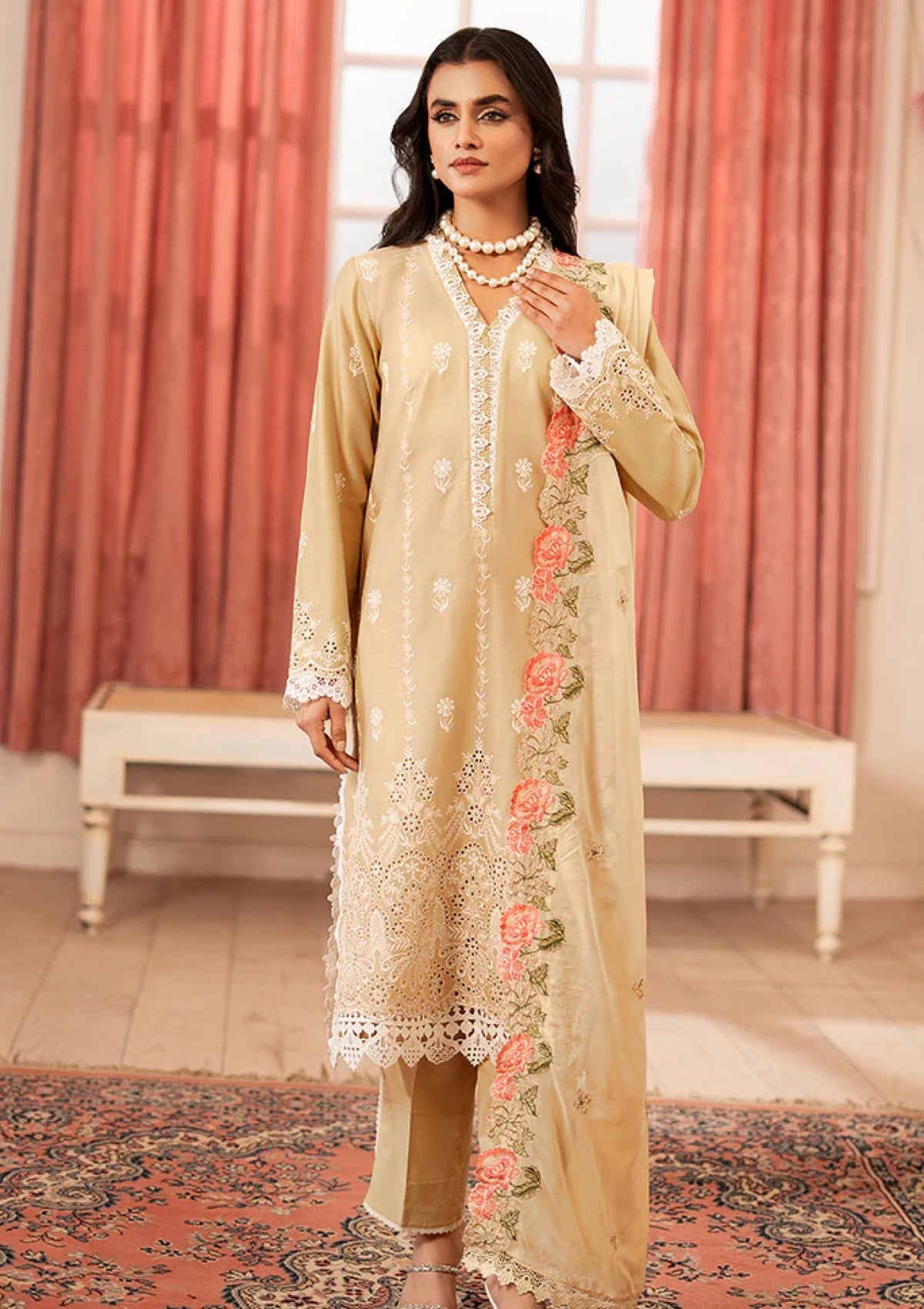 Lawn - Rajbari - Nissa Chikankari Edition S/S 25 - D#10