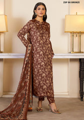 Silk Collection - Zarif - Printed Silk - ZSP#06 - Bronze