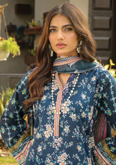 Lawn Collection - Lakhany - Komal Prints - LG-IZ-0088-B